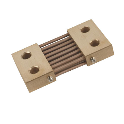 800A DC Current Shunt , Bus Bar Ammeter Shunt Resistor Brass Material