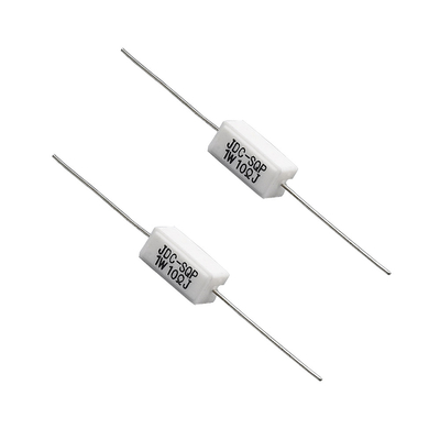 industry power Ceramic Wirewound Resistors , 2W-25W Axial Lead Resistor